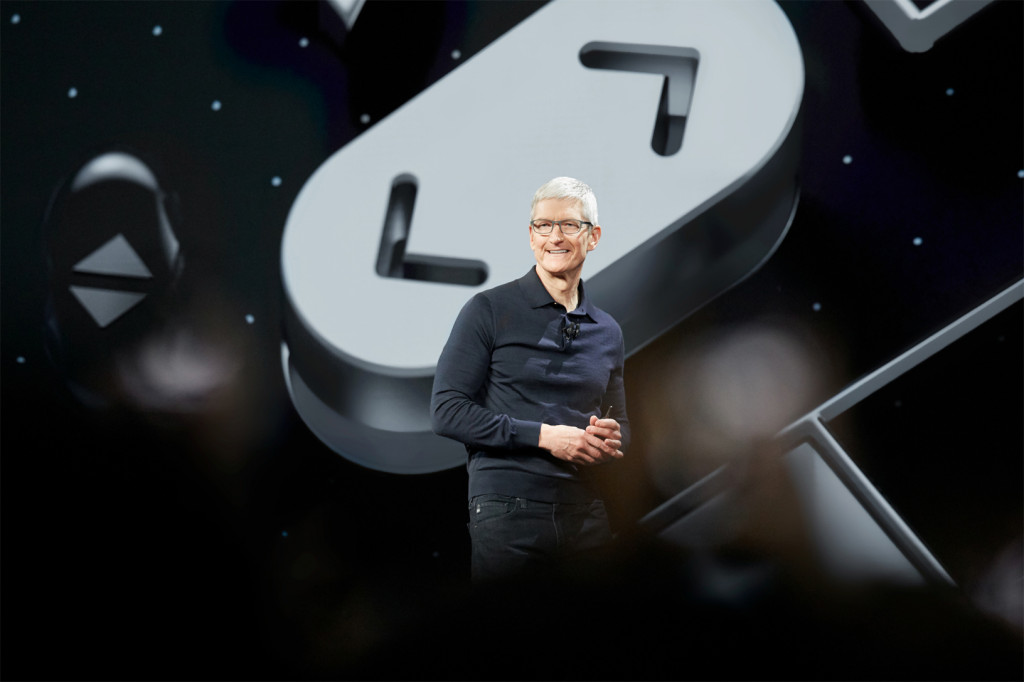 Apple CEO Tim Cook at WWDC Apple CEO Tim Cook at WWDC