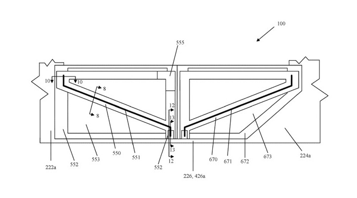 Apple patent for hinge doors without traditional pillar Apple patent for hinge doors without traditional pillar