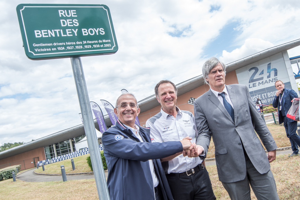 Le Mans renames street 'Bentley Boys' to honor Bentley Le Mans renames street 'Bentley Boys' to honor Bentley