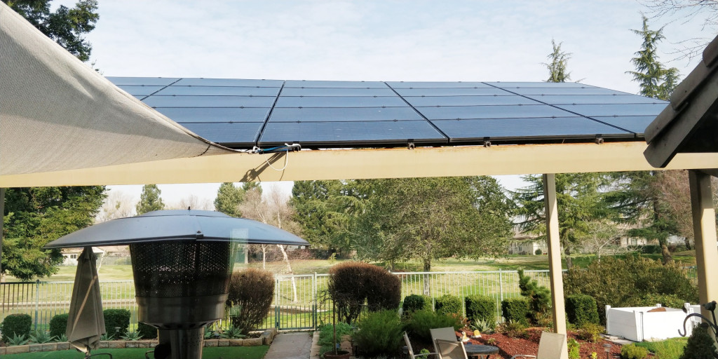 George Parrott's home solar installation [Credit: George Parrott]