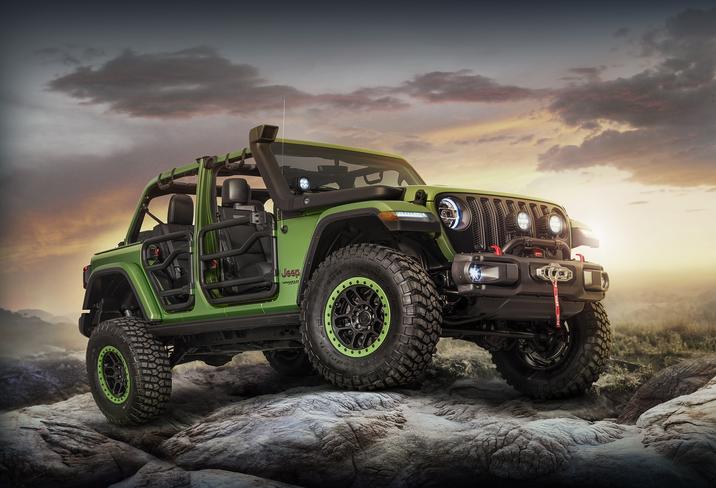 Mopar-modified Jeep Wrangler features all-new items from the performance parts catalog Mopar-modified Jeep Wrangler features all-new items from the performance parts catalog