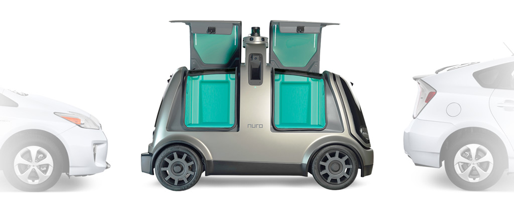Nuro self-driving delivery vehicle Nuro self-driving delivery vehicle