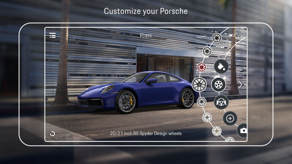 Porsche Augmented Reality Visualizer App