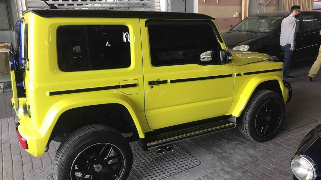 Suzuki Jimny with Mercedes-Benz G-Class conversion Suzuki Jimny with Mercedes-Benz G-Class conversion