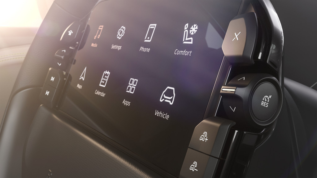 Teaser for Byton M-Byte SUV production interior Teaser for Byton M-Byte SUV production interior