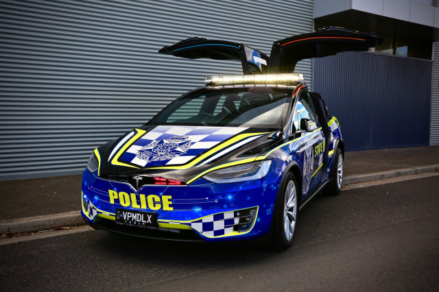 Victoria, Australia, Tesla Model X police car