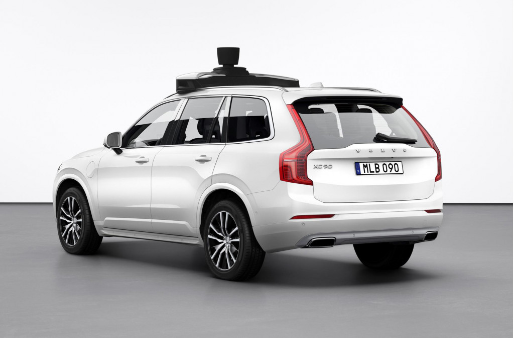 Volvo XC90 self-driving car prototype Volvo XC90 self-driving car prototype