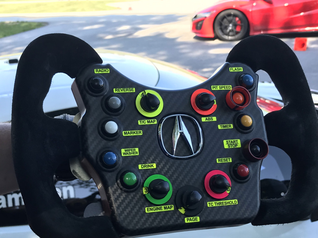 Acura NSX GT3 Evo steering wheel