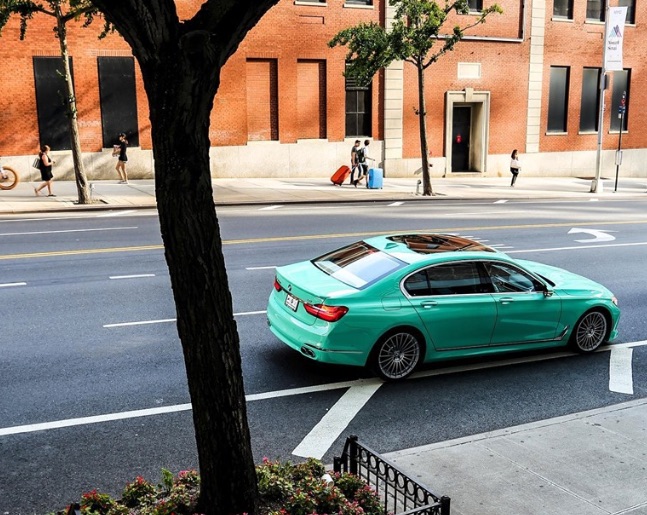 Alpina B7 in Mint Green Alpina B7 in Mint Green