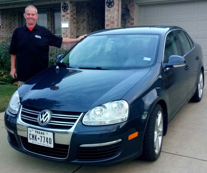 Paul Hayes with his Volkswagen Jetta TDI Paul Hayes with his Volkswagen Jetta TDI