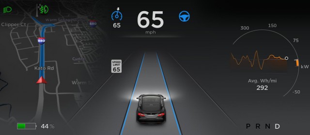 Tesla Autopilot suite of features - with version 7.0 update