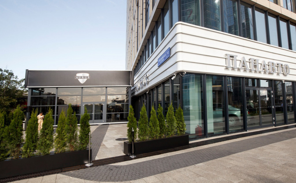 Aurus dealership in Moscow