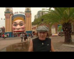 AC/DC's Brian Johnson Rocks Around Sydney in a Roller