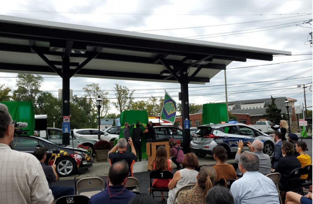 First U.S. gas station converting fully to EV charging [photo: Maryland Energy Administration First U.S. gas station converting fully to EV charging [photo: Maryland Energy Administration