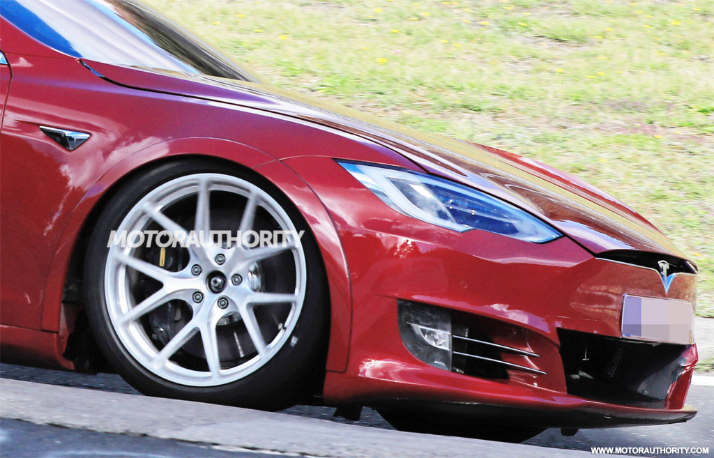 Tesla Model S Plaid spy shots - Photo credit: S. Baldauf/SB-Medien