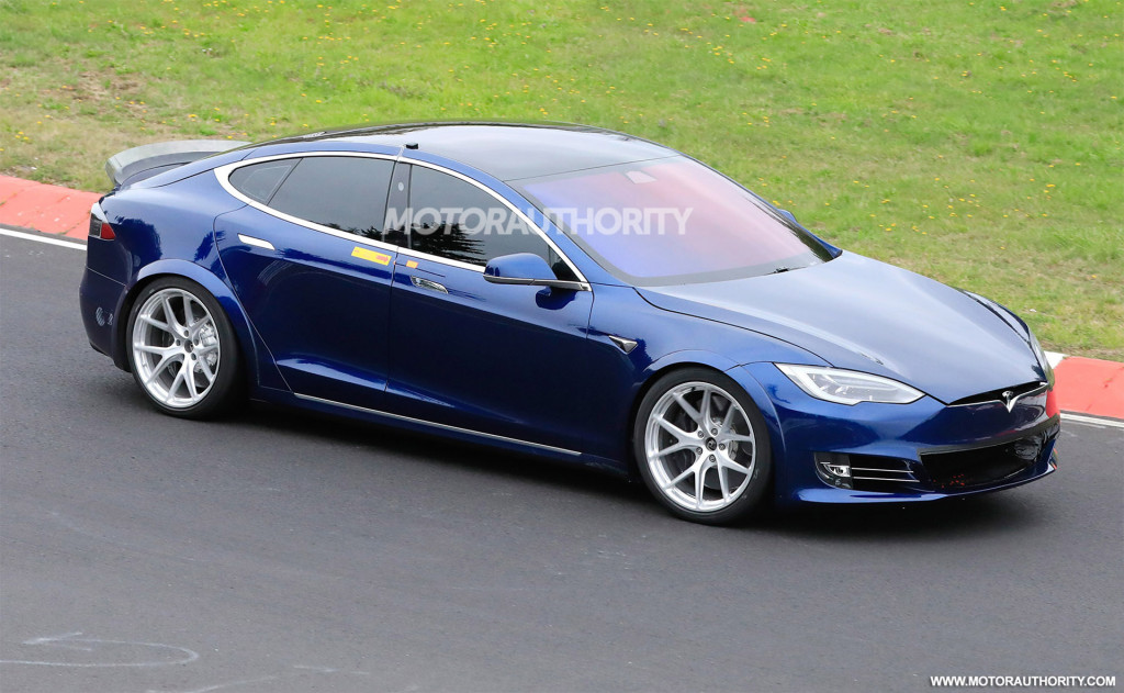 Tesla Model S Plaid spy shots - Photo credit: S. Baldauf/SB-Medien