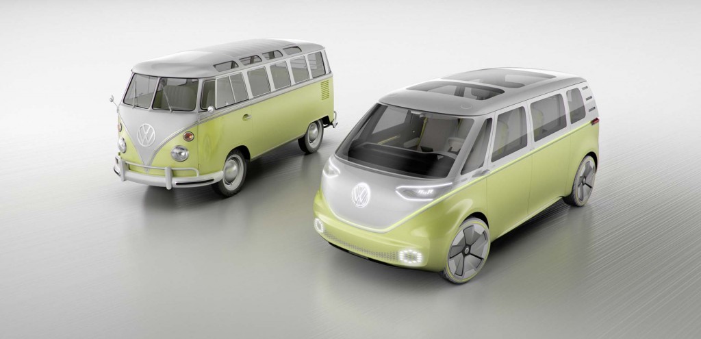 Volkswagen ID Buzz concept, 2017 Detroit auto show