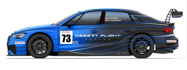 Desert Flight Racing RS 3 livery by Michael Santoro