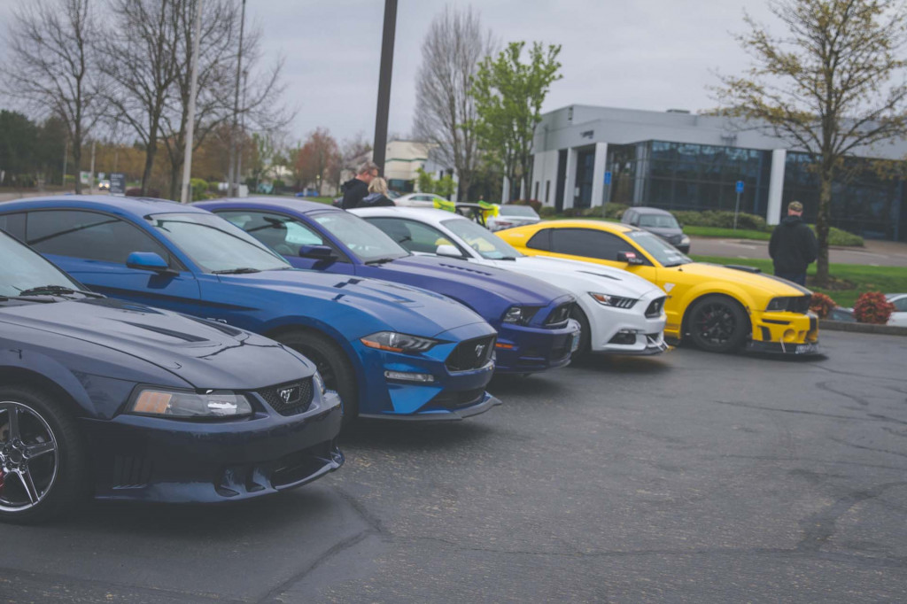 Portland Cars & Coffee Mustang Day