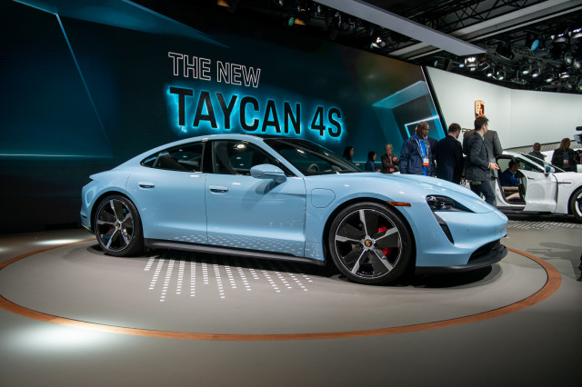 2020 Porsche Taycan 4S, 2019 LA Auto Show
