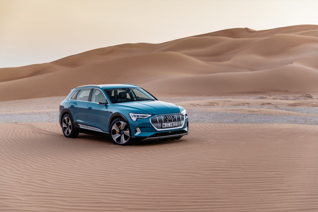 2019 Audi e-tron first drive - Abu Dhabi UAE, December 2018