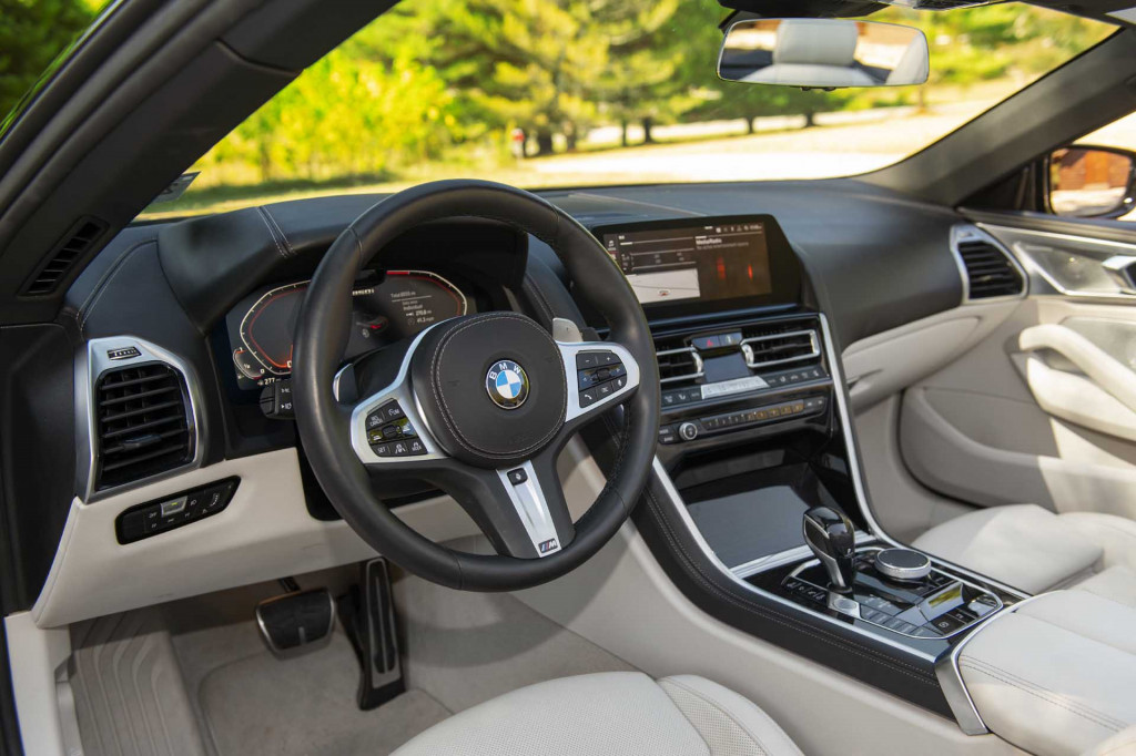 Swathed in leather and soft-touch materials, the 2019 BMW 8-Series is an opulent grand tourer. (Nathan Leach-Proffer/For Motor Authority) 2019 BMW 8-Series Convertible - Best Car To Buy 2020