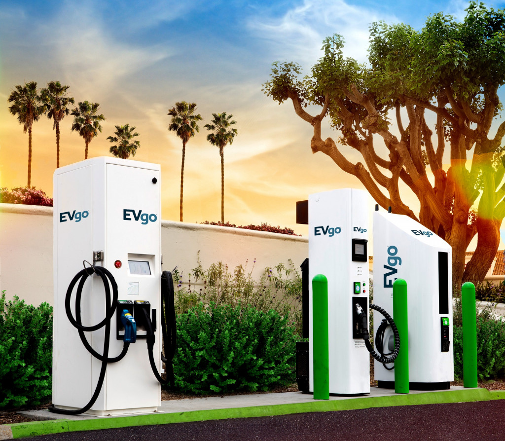EVgo DC fast-charging stations for electric cars EVgo DC fast-charging stations for electric cars