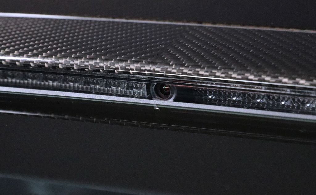 2019 Aston Martin DBS Superleggera fitted with Gentex blind spot camera system