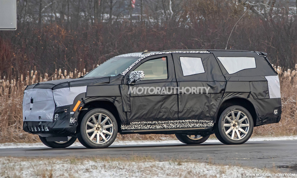 2021 Cadillac Escalade spy shots - Image via S. Baldauf/SB-Medien