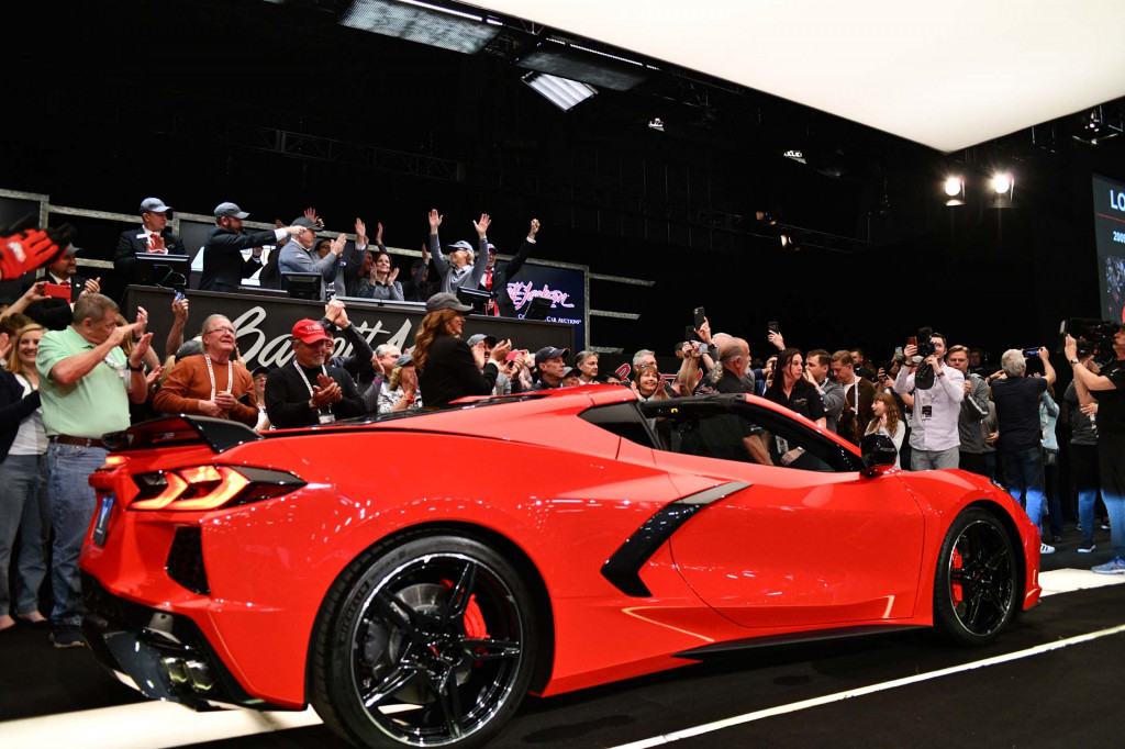 2020 Chevrolet Corvette C8 VIN 001 auctioned for charity 2020 Chevrolet Corvette C8 VIN 001 auctioned for charity