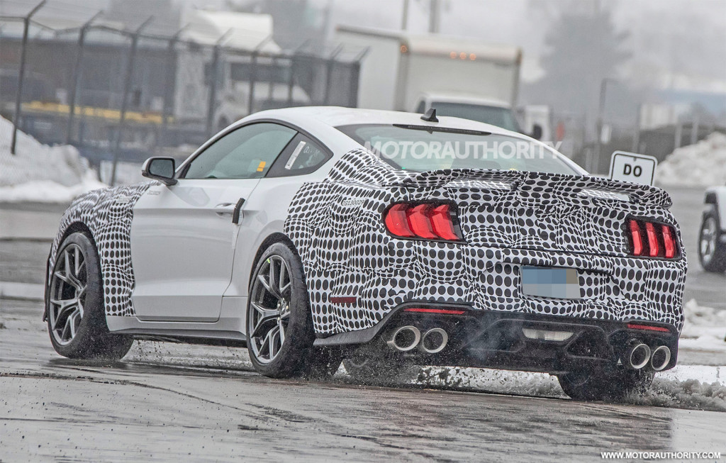 2021 Ford Mustang Mach 1 spy shots - Photo credit: S. Baldauf/SB-Medien