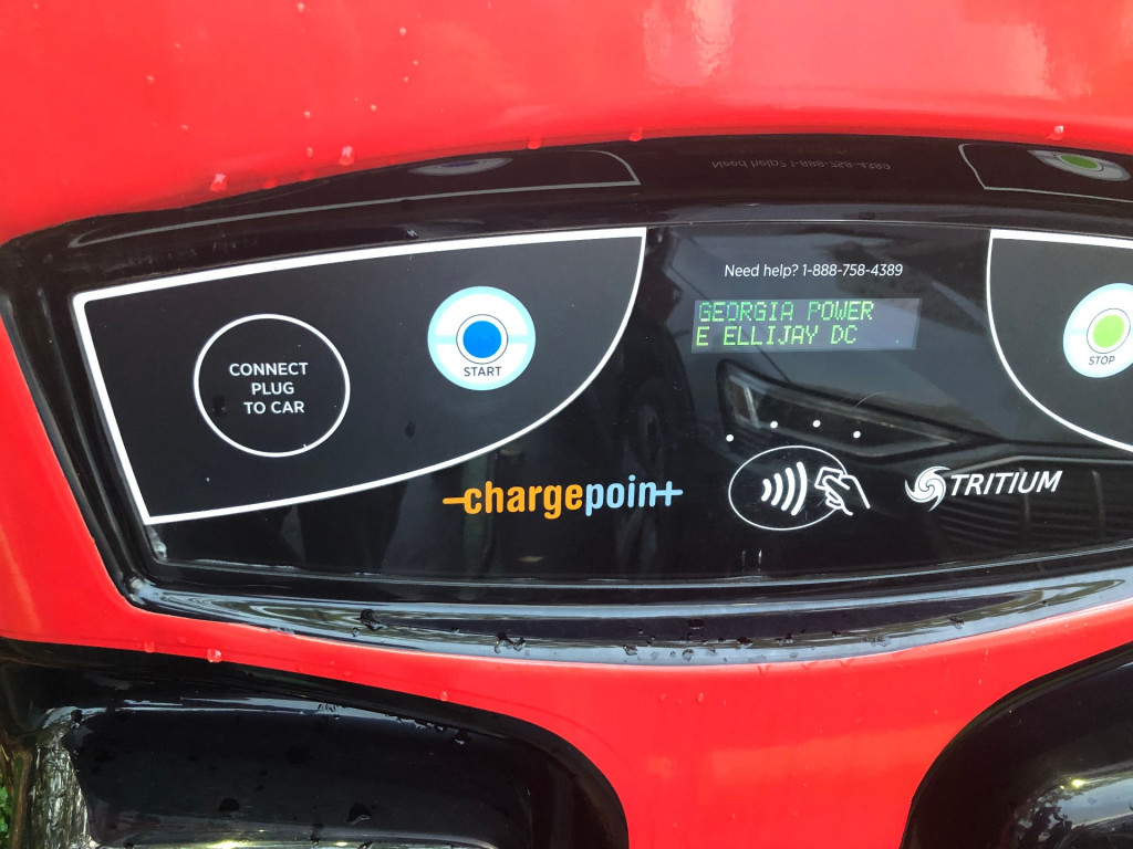 ChargePoint DC fast charger, East Ellijay GA
