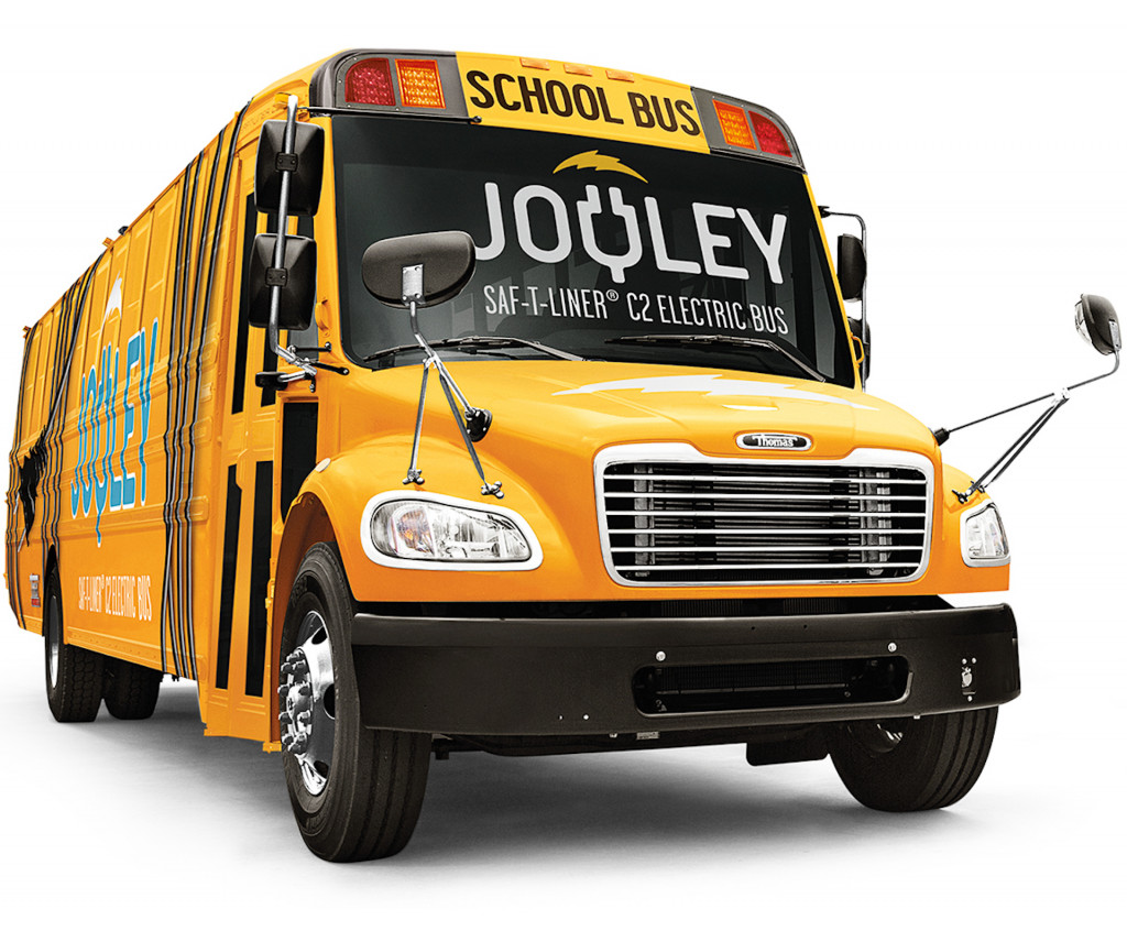 Daimler-Thomas electric Jouley school bus