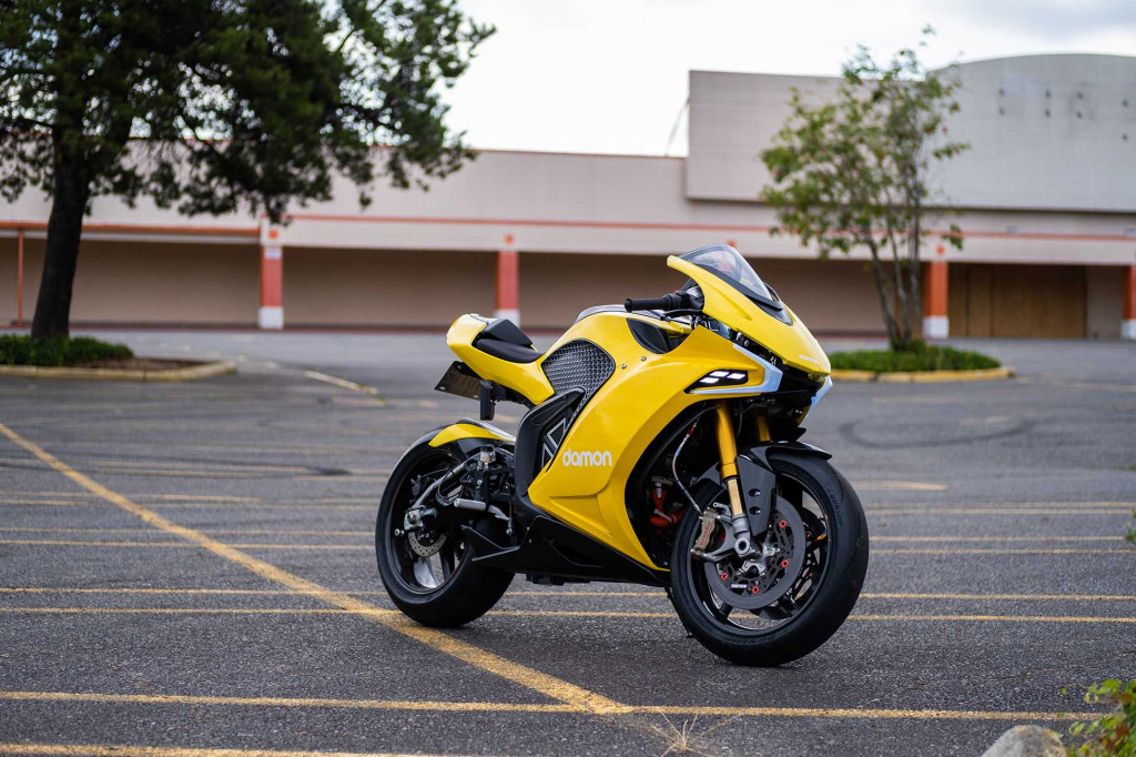 Damon Hypersport electric motorcycle