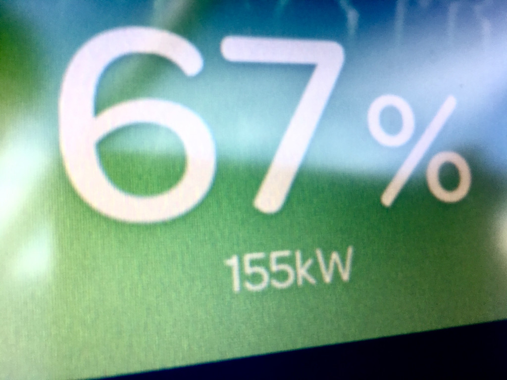 E-Tron at 350-kw fast charger