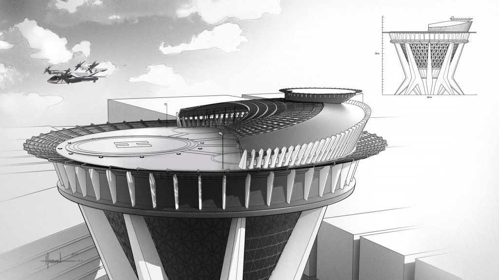 Hyundai's Smart Mobility Solution UAM-PBV-Hub