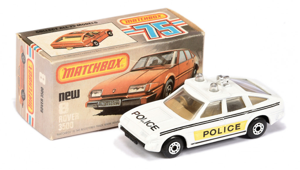 Rover 3500 in police livery Matchbox