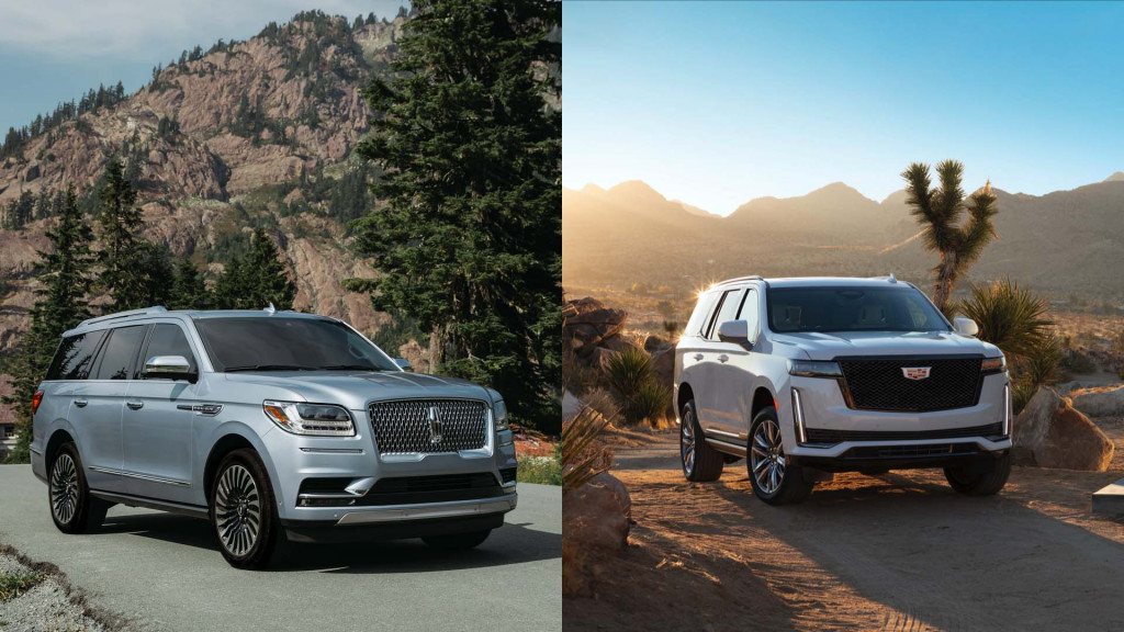 2021 Cadillac Escalade vs. 2020 Lincoln Navigator