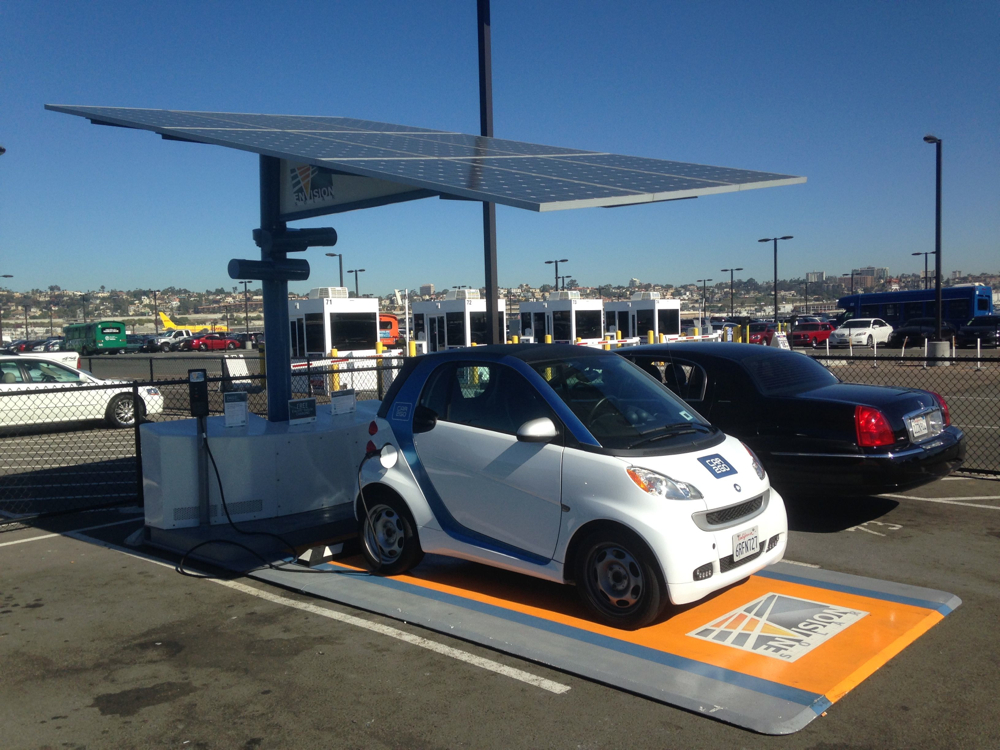 Envision Solar EV ARC solar charging station