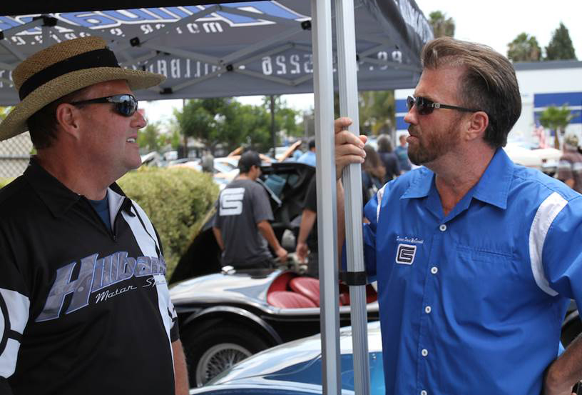 Lance Stander (left) and Rich MacDonald at a Shelby event | Tom Stahler photo
