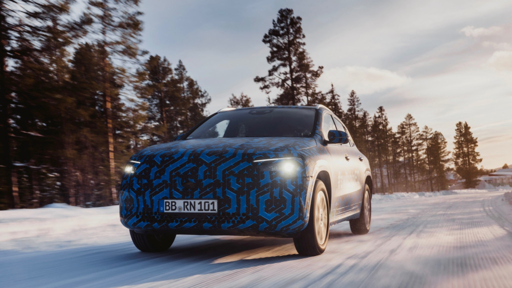 Mercedes-Benz EQA winter testing Mercedes-Benz EQA winter testing
