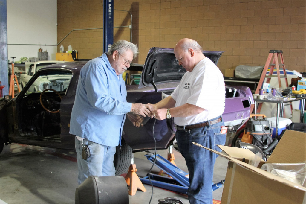 Ted Sutton (l) and Jim Marietta
