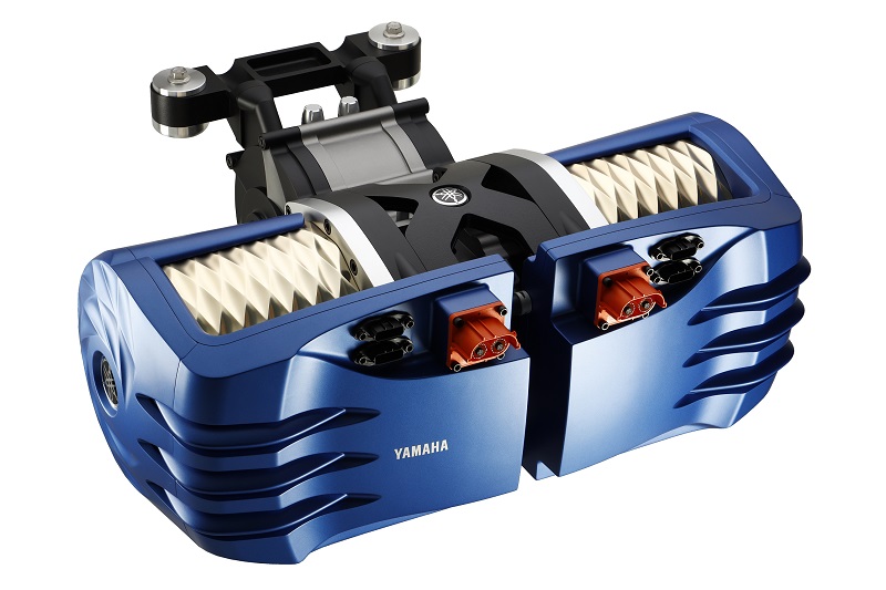 Yamaha automotive electric motor - installed form
