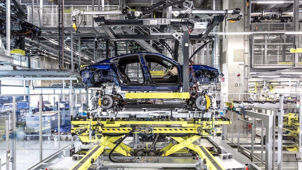 Porsche Taycan production