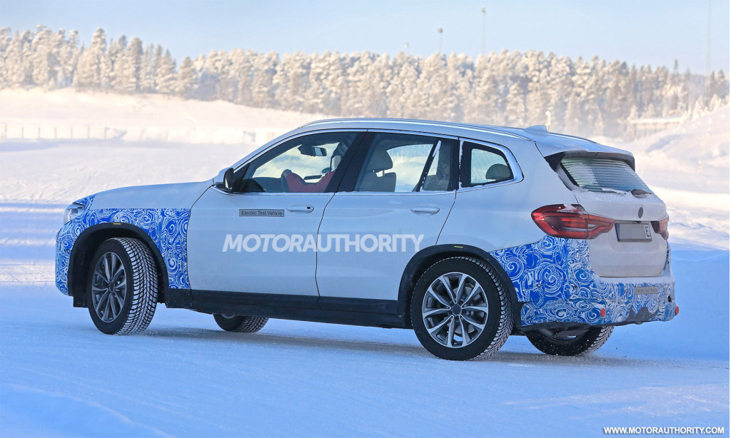 2021 BMW iX3 spy shots - Image via S. Baldauf/SB-Medien