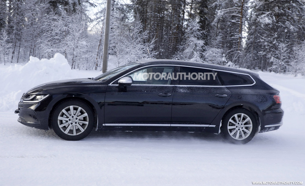 2022 Volkswagen Arteon Shooting Brake spy shots - Photo credit: S. Baldauf/SB-Medien