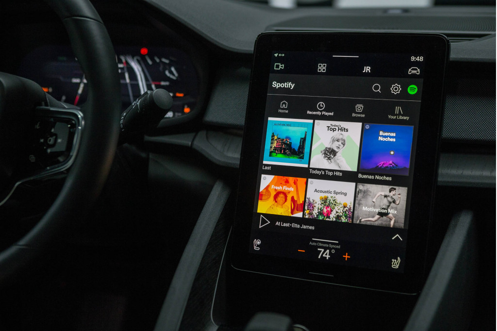 Google's Android-based infotainment in the Polestar 2