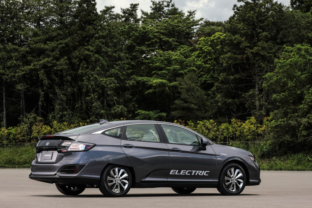 Honda Clarity Electric at Honda R&D Center, Tochigi, Japan, June 2017