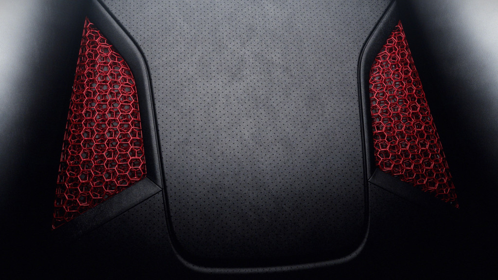 Porsche 3D-printed seat 