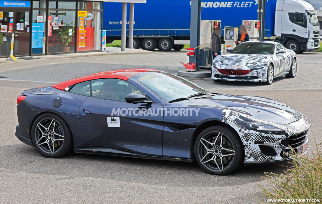 2021 Ferrari Portofino facelift spy shots - Photo credit: S. Baldauf/SB-Medien